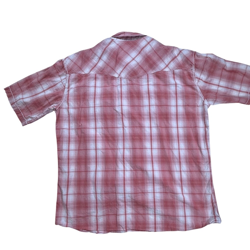 Larry Mahan Cowboy Collection Mens XXL Red Pearl Snap WesternShirt LM1310701NS - Picture 5 of 9